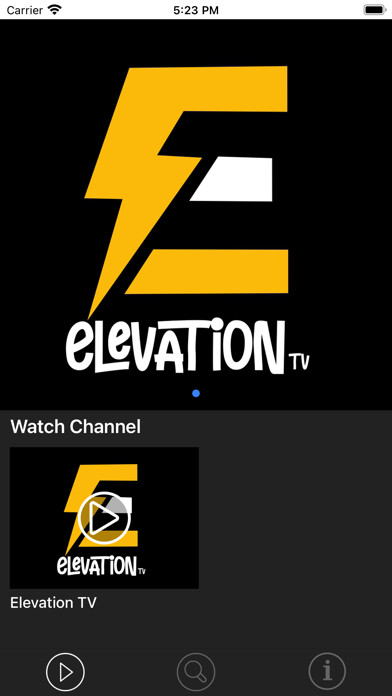 Emulate iPhone app Elevation TV Networks using MyAndroid