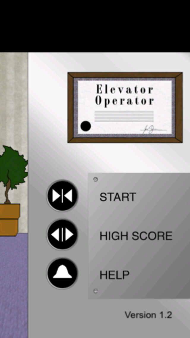 Emulate iPhone app Elevator Operator using MyAndroid