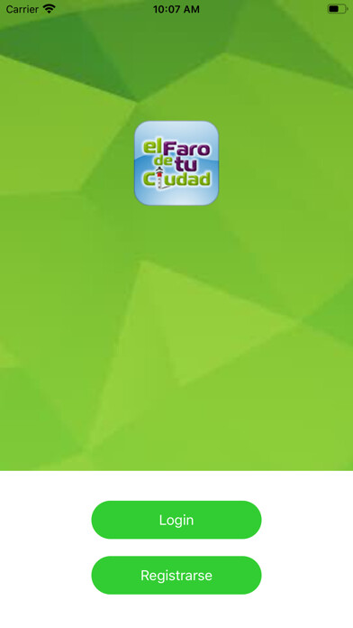 Emulate iPhone app El Faro De Tu Ciudad using MyAndroid