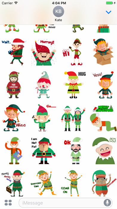 Emulate iPhone app Elf - Christmas Stickers for iMessage using MyAndroid Emulate iPhone app Elf - Christmas Stickers for iMessage using MyAndroid