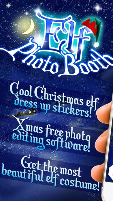 Emulate iPhone app Elf Photo Booth – Christmas Camera Pic Stickers using MyAndroid