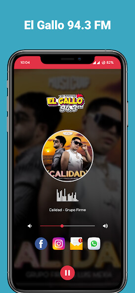 Emulate iPhone app EL GALLO 94.3 FM using MyAndroid Emulate iPhone app EL GALLO 94.3 FM using MyAndroid