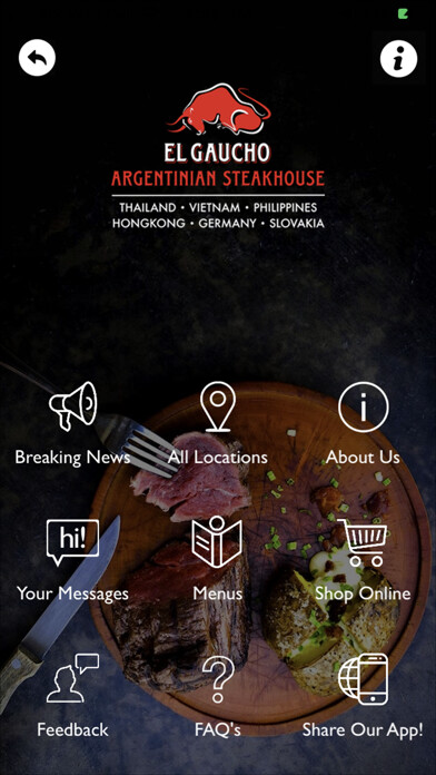 Emulate iPhone app El Gaucho Steakhouse Asia using MyAndroid Emulate iPhone app El Gaucho Steakhouse Asia using MyAndroid