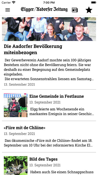 Emulate iPhone app Elgger-Zeitung using MyAndroid Emulate iPhone app Elgger-Zeitung using MyAndroid