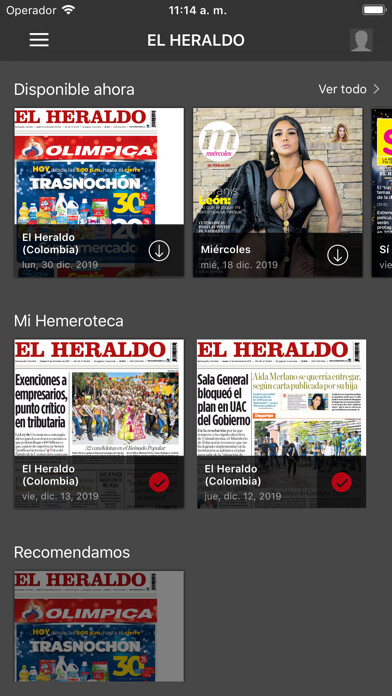 Emulate iPhone app EL HERALDO using MyAndroid Emulate iPhone app EL HERALDO using MyAndroid