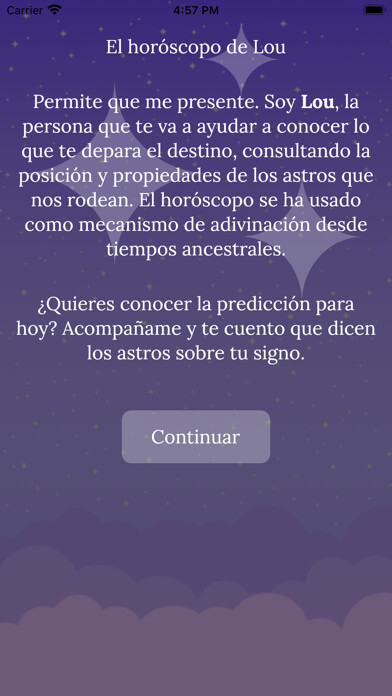 Emulate iPhone app El horoscopo de Lou using MyAndroid Emulate iPhone app El horoscopo de Lou using MyAndroid