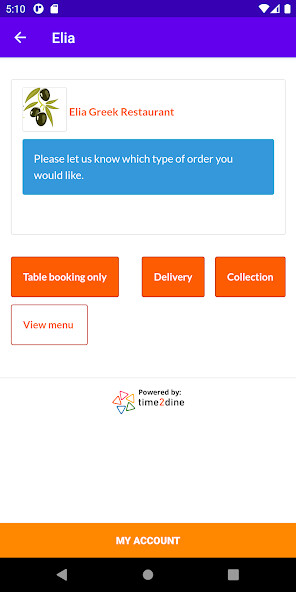 Run android online APK Elia Greek Restaurant from MyAndroid or emulate Elia Greek Restaurant using MyAndroid Run android online APK Elia Greek Restaurant from MyAndroid or emulate Elia Greek Restaurant using MyAndroid