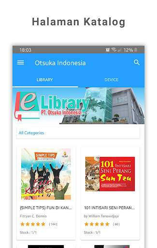 Run android online APK eLibrary PT Otsuka Indonesia from MyAndroid or emulate eLibrary PT Otsuka Indonesia using MyAndroid