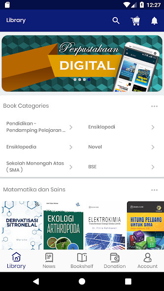 Run android online APK Elibrary STMIKBI from MyAndroid or emulate Elibrary STMIKBI using MyAndroid