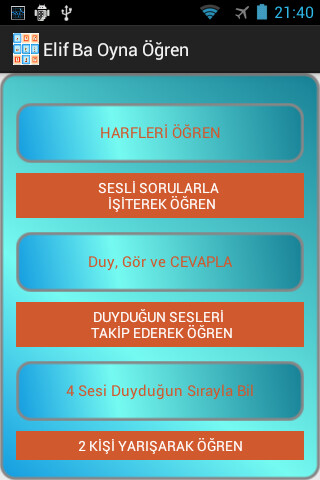 Run android online APK Elif Ba Oynayarak Öğren Sesli from MyAndroid or emulate Elif Ba Oynayarak Öğren Sesli using MyAndroid Run android online APK Elif Ba Oynayarak Öğren Sesli from MyAndroid or emulate Elif Ba Oynayarak Öğren Sesli using MyAndroid