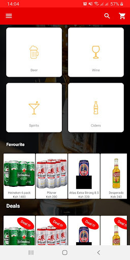 Run android online APK E-Liquor from MyAndroid or emulate E-Liquor using MyAndroid