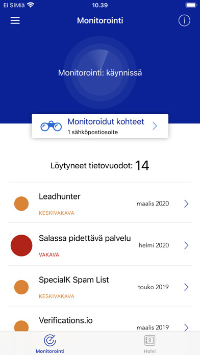 Emulate iPhone app Elisa Identiteettisuoja using MyAndroid Emulate iPhone app Elisa Identiteettisuoja using MyAndroid