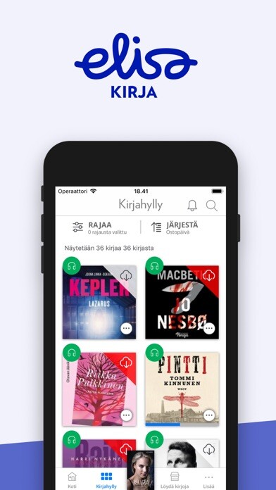Emulate iPhone app Elisa Kirja Reading App using MyAndroid Emulate iPhone app Elisa Kirja Reading App using MyAndroid