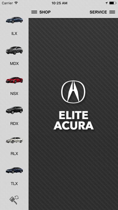 Emulate iPhone app Elite Acura Dealer App using MyAndroid