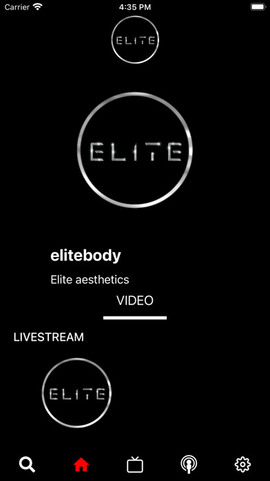 Emulate iPhone app Elite aesthetics tv using MyAndroid