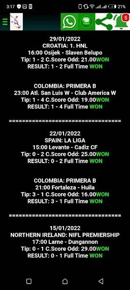 Run android online APK Elite Correct Scores from MyAndroid or emulate Elite Correct Scores using MyAndroid