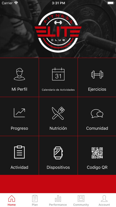 Emulate iPhone app Elite Fitness Club using MyAndroid