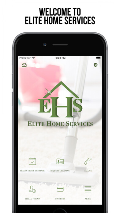 Emulate iPhone app Elite Home Services using MyAndroid