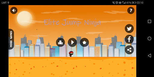 Run android online APK Elite Jump Ninja from MyAndroid or emulate Elite Jump Ninja using MyAndroid