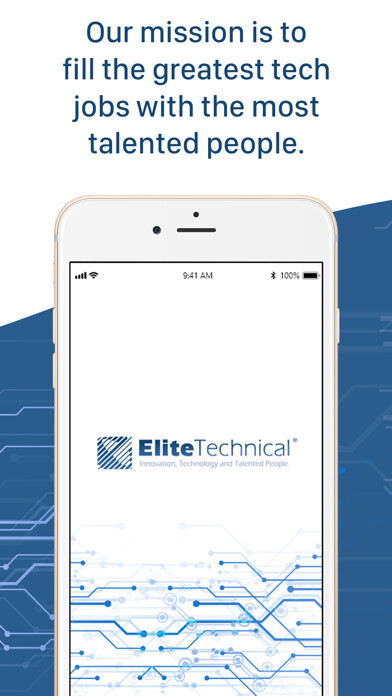 Emulate iPhone app Elite Technical Job Search using MyAndroid