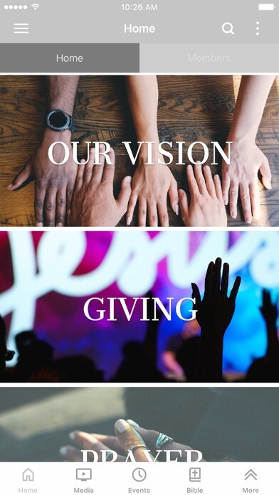 Emulate iPhone app Elizabeth Baptist Church using MyAndroid Emulate iPhone app Elizabeth Baptist Church using MyAndroid