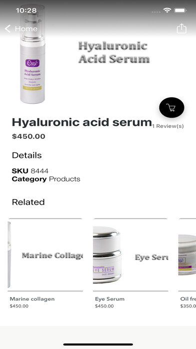 Emulate iPhone app Ella Cosmetics Boutique using MyAndroid Emulate iPhone app Ella Cosmetics Boutique using MyAndroid