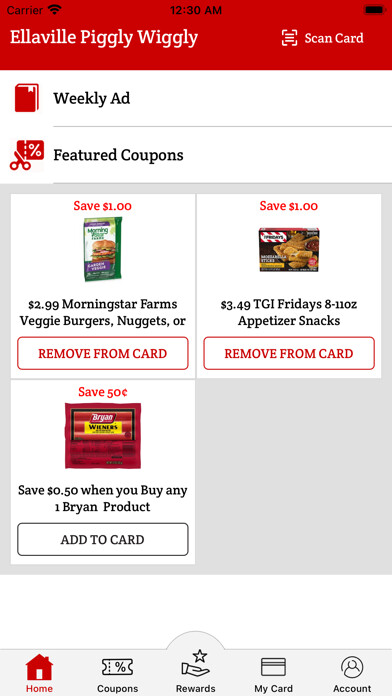 Emulate iPhone app Ellaville Piggly Wiggly using MyAndroid Emulate iPhone app Ellaville Piggly Wiggly using MyAndroid