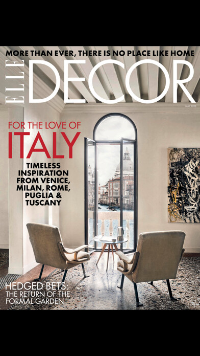 Emulate iPhone app ELLE Decor Magazine US using MyAndroid