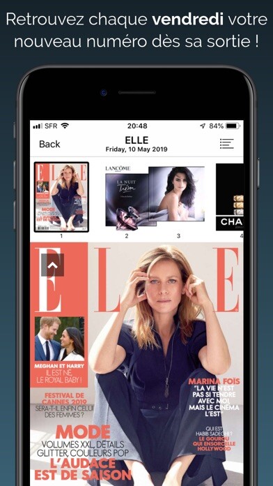 Emulate iPhone app ELLE Magazine using MyAndroid