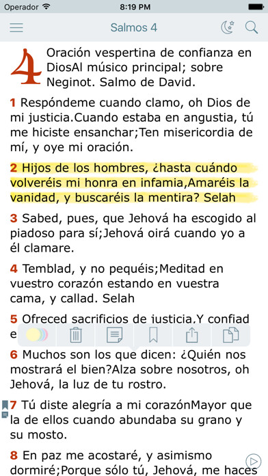 Emulate iPhone app El Libro de los Salmos con la Biblia Reina Valera using MyAndroid Emulate iPhone app El Libro de los Salmos con la Biblia Reina Valera using MyAndroid