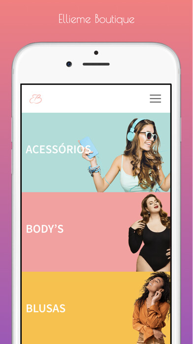 Emulate iPhone app Ellieme Boutique using MyAndroid