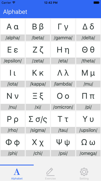 Emulate iPhone app elliniká - Learn The Basic Pronunciation of Greek using MyAndroid Emulate iPhone app elliniká - Learn The Basic Pronunciation of Greek using MyAndroid
