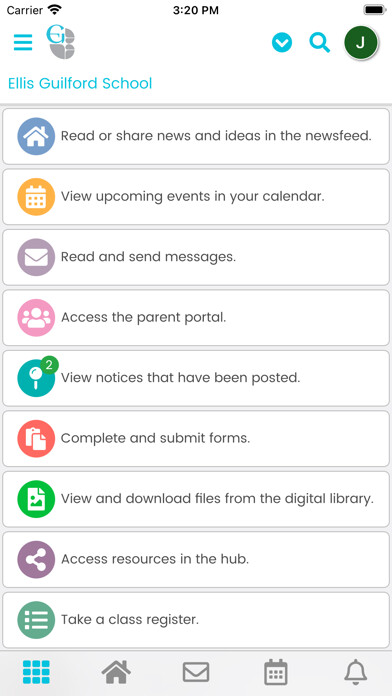 Emulate iPhone app Ellis Guilford School using MyAndroid Emulate iPhone app Ellis Guilford School using MyAndroid