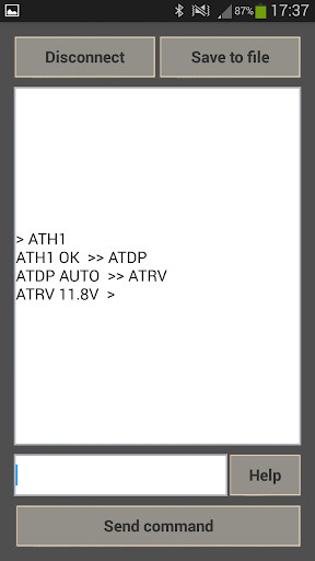 Run android online APK Elm327 OBD Terminal from MyAndroid or emulate Elm327 OBD Terminal using MyAndroid