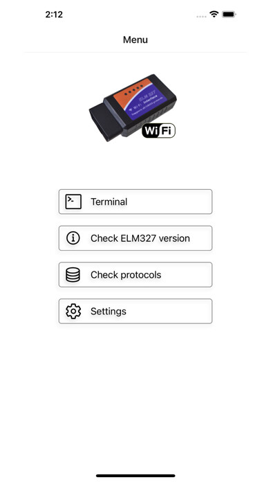 Emulate iPhone app ELM327 WiFi Diagnostic using MyAndroid