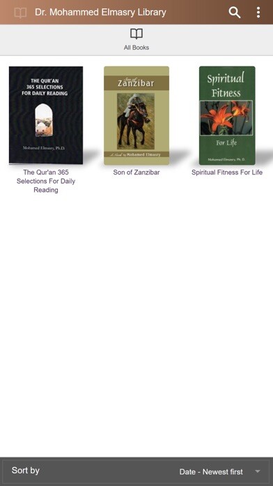 Emulate iPhone app Elmasry Library using MyAndroid