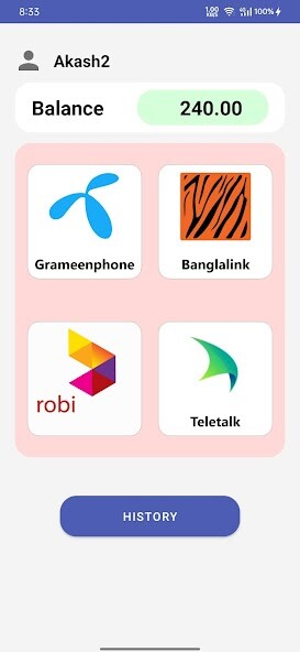 Run android online APK Eload from MyAndroid or emulate Eload using MyAndroid