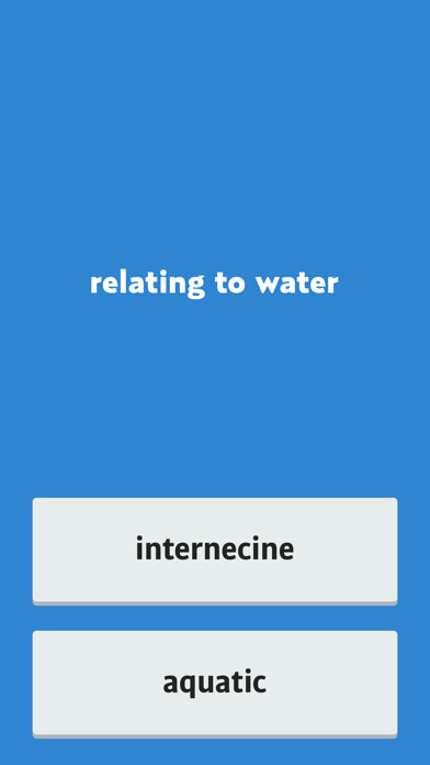 Emulate iPhone app Eloquent – Train your mind & sharpen your language using MyAndroid