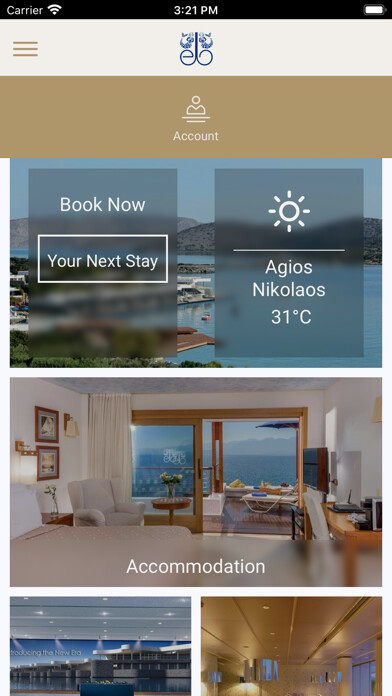 Emulate iPhone app Elounda Beach using MyAndroid
