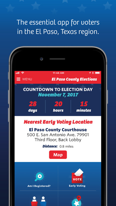 Emulate iPhone app El Paso County Elections using MyAndroid Emulate iPhone app El Paso County Elections using MyAndroid