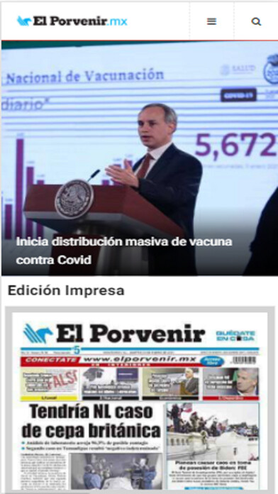 Emulate iPhone app El Porvenir MX using MyAndroid Emulate iPhone app El Porvenir MX using MyAndroid