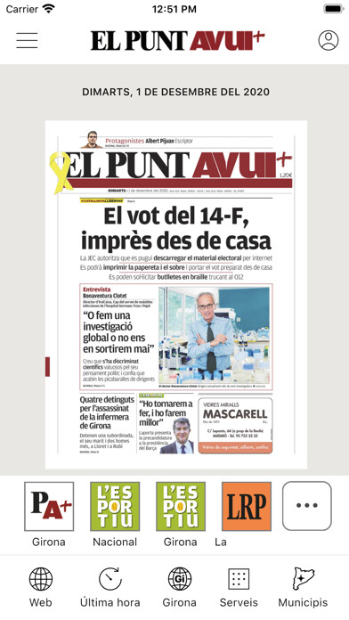 Emulate iPhone app El Punt Avui - Nacional - V2 using MyAndroid Emulate iPhone app El Punt Avui - Nacional - V2 using MyAndroid