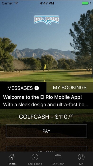 Emulate iPhone app El Rio Golf Tee Times using MyAndroid Emulate iPhone app El Rio Golf Tee Times using MyAndroid