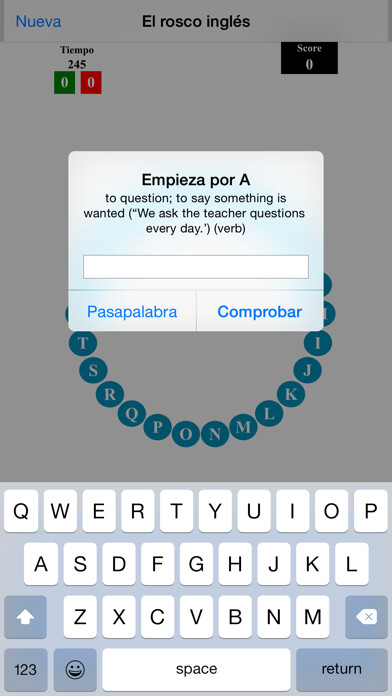 Emulate iPhone app El rosco inglés using MyAndroid Emulate iPhone app El rosco inglés using MyAndroid