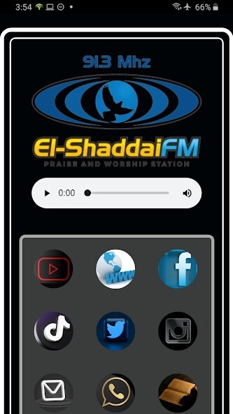 Run android online APK El Shaddai Fm from MyAndroid or emulate El Shaddai Fm using MyAndroid