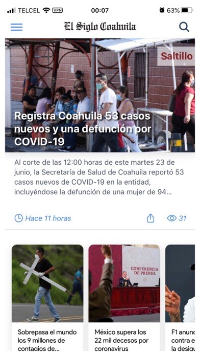 Emulate iPhone app El Siglo Coahuila using MyAndroid Emulate iPhone app El Siglo Coahuila using MyAndroid