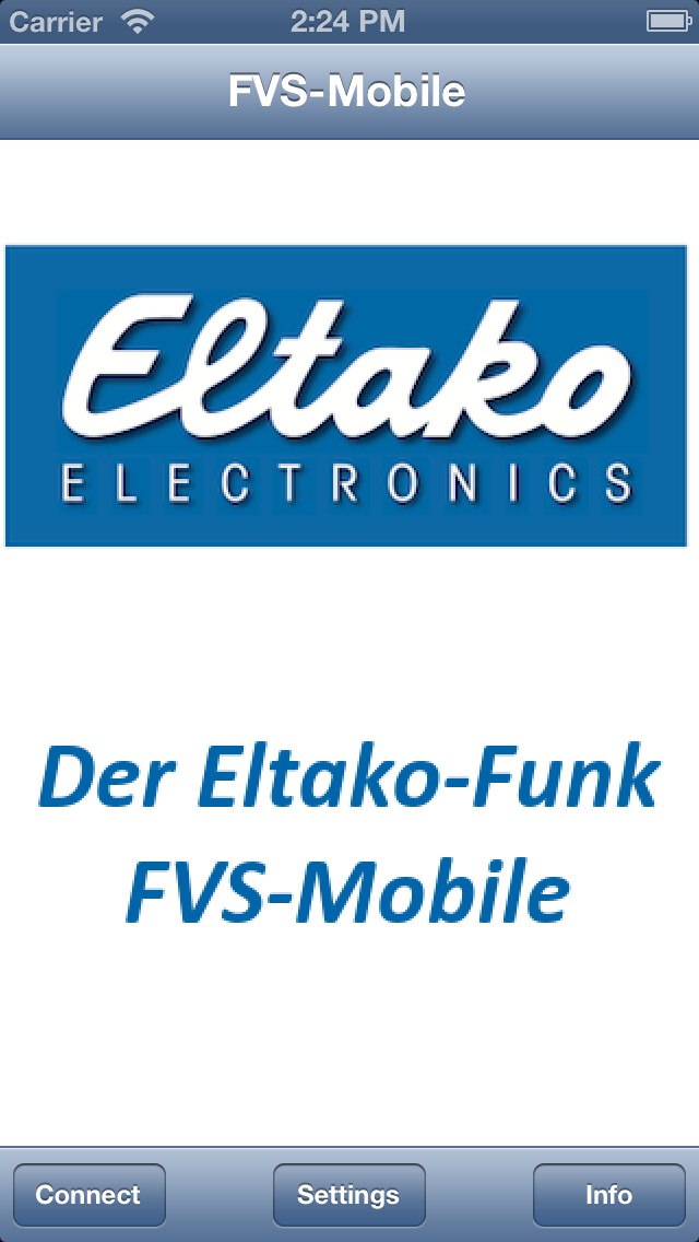 Emulate iPhone app Eltako FVS Mobile using MyAndroid Emulate iPhone app Eltako FVS Mobile using MyAndroid