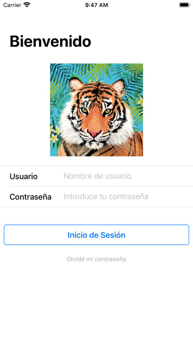 Emulate iPhone app El Tigre Biblioteca Digital using MyAndroid