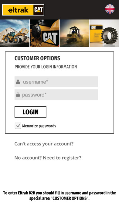 Emulate iPhone app Eltrak B2B Greece using MyAndroid