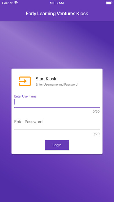 Emulate iPhone app ELV Kiosk using MyAndroid